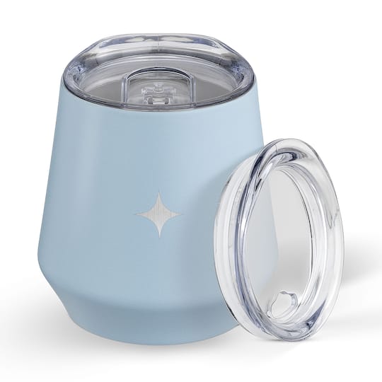 JoyJolt® 12oz. Vacuum Insulated Stemless Wine Tumbler with Lid